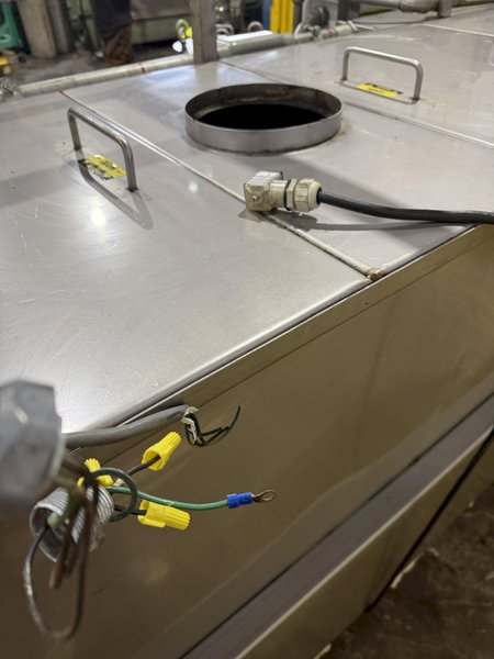 2018 JENFAB STAINLESS MODEL #LJ 19" ROTARY DRUM WASH / RINSE / DRAY PARTS WASHER SYSTEM: YOBRO #24681