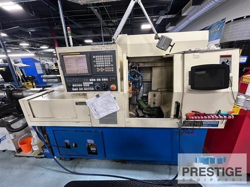 Tsugami 7-Axis BS-26-III CNC Swiss-Type Lathe