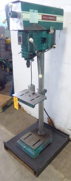 15&quot; Powermatic Floor Model Drill 1150,  330-3075 RPM, 3/4 HP, Parts Machine