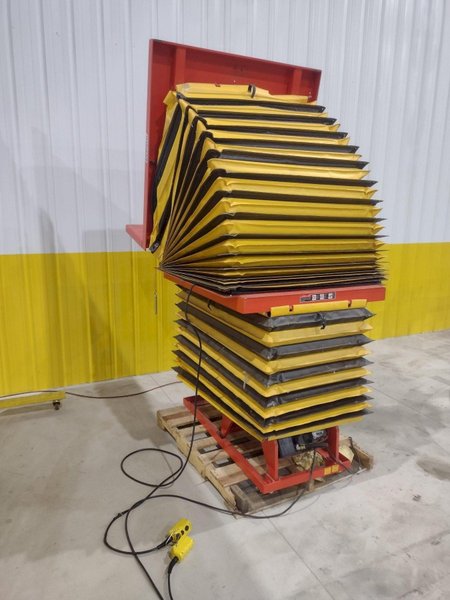 2,000 LB PRESTO PALLET  MODEL #XL36-50 W/ TILT LIFT TABLE: STOCK #20162