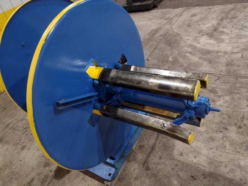 2,500 LB X 24&quot; LITTELL MODEL #25-12 DOUBLE END PULL OFF COIL REEL UNCOILER: STOCK #22533