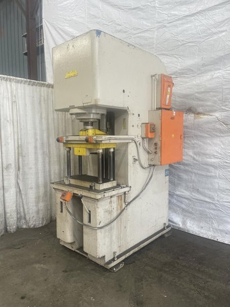 100 TON DENISON HYDRAULIC C FRAME PRESS: STOCK #76685
