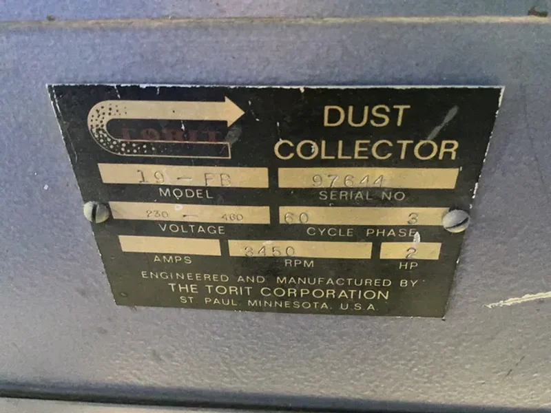 NAUSET ENGINEERING &amp; EQUIPMEMT 2 HP DUST COLLECTOR   -  19-FB