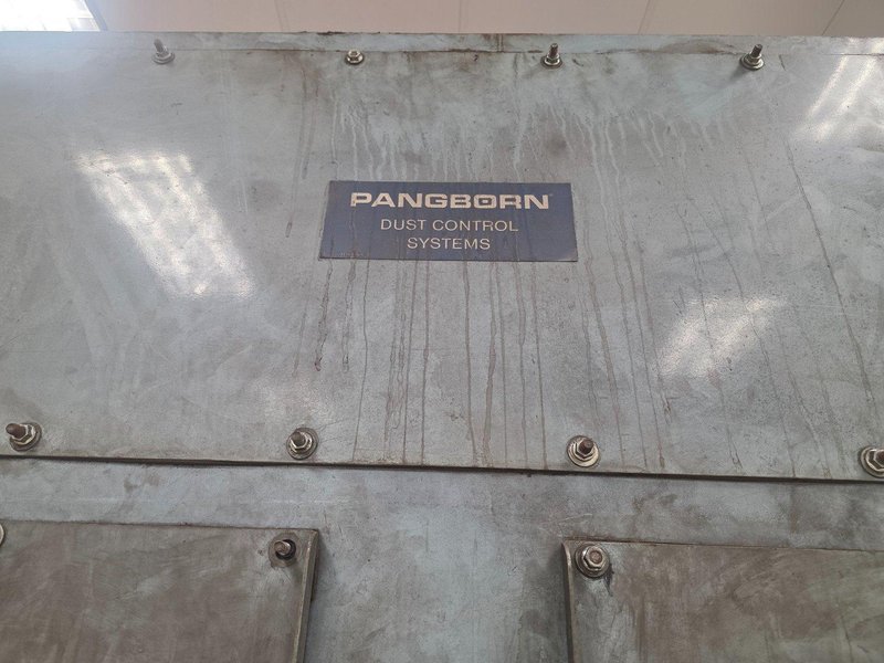 72” TABLE PANGBORN MODEL LK ROTOBLAST SHOT BLAST MACHINE: YOBRO #24357