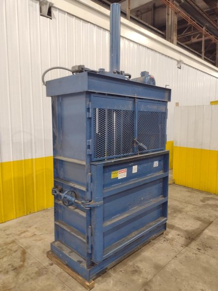 60" x 30" JV CRAM-A-LOT MODEL #60 DOWNSTROKE CARDBOARD VERTICAL BALER: STOCK #23602