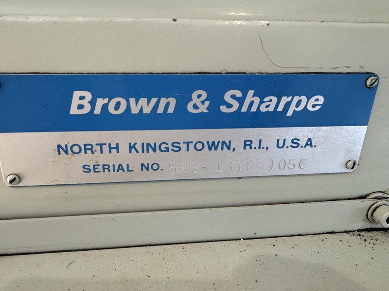 8&quot; X 18&quot; BROWN &amp; SHARPE TECHMASTER 818 SURFACE GRINDER. STOCK # 1114224.