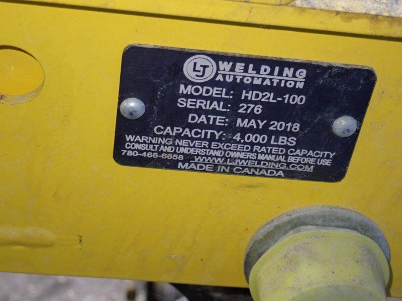WELDING AUTOMATION 4000 LBS ADJUSTABLE PIPE ROLL  -  HD2L-100