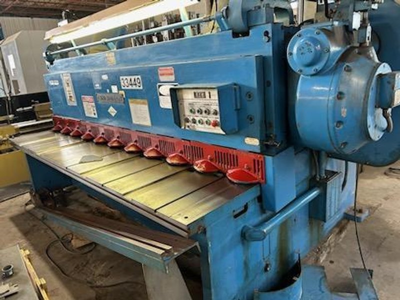 3/8" x 10' CINCINNATI Power Squaring Shear, Model 2510