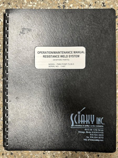 100 KVA SCIAKY MODEL #PMM2TC ROTARY SEAM WELDER: STOCK 17135