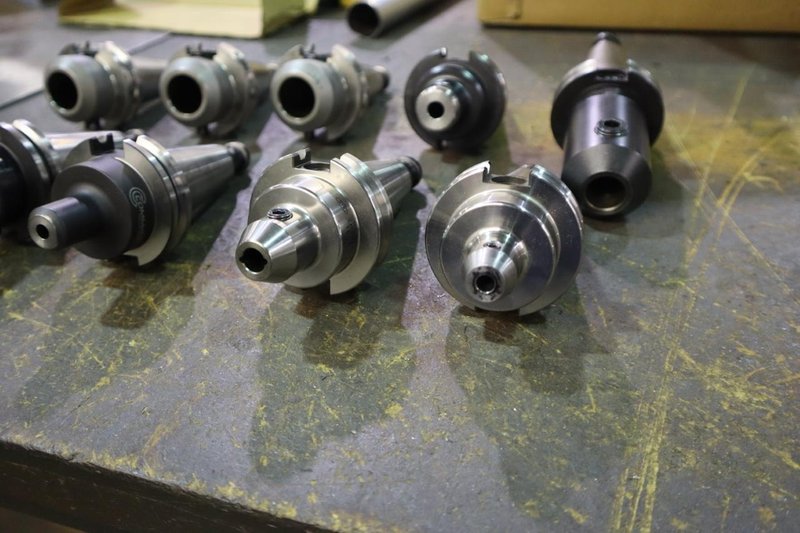 CT40 Taper Tool Holders: (10) End Mill Holders- Auction Item
