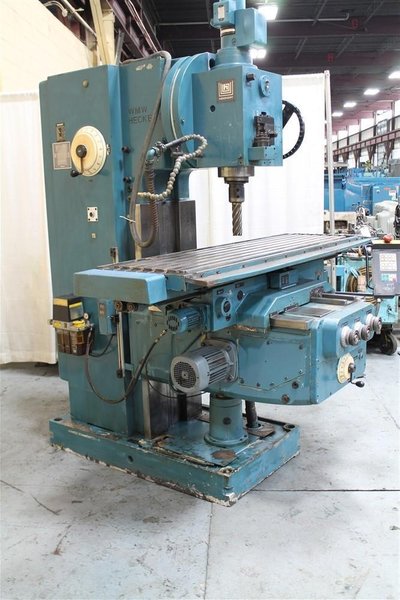 HECKERT FSS 400/S VERTICAL MILL: STOCK #61355