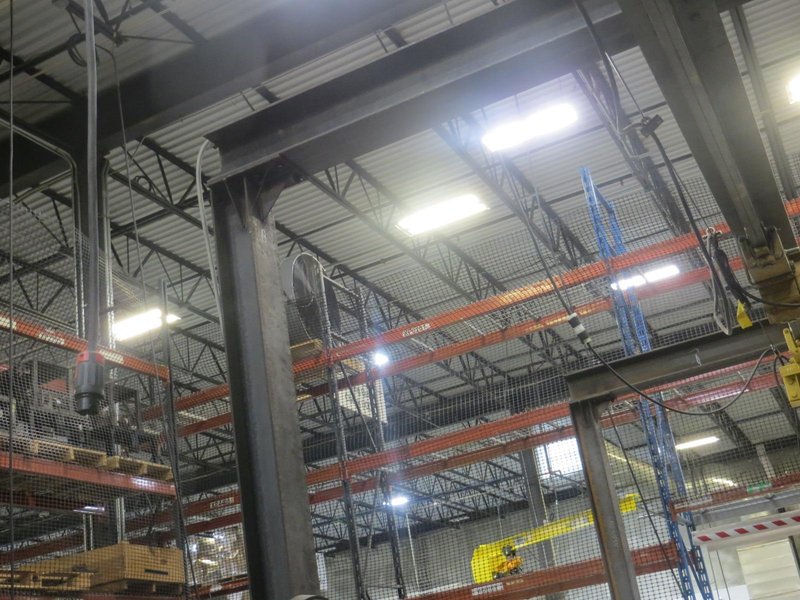 Overhead Shop Crane - Approx 34&#039; X 24&#039; area with (2) Single Girder Underslung Bridges, 1-CM Lodestar 1/2 Ton &amp; 1-Duff Lynx 1/2 Ton Electric Hoists- Auction Item