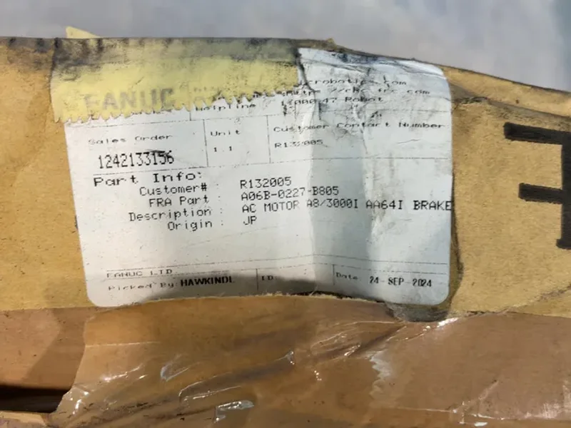 Fanuc Ac Servo Motor - A06b-0227-b805