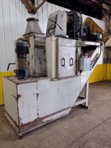 1500 CFM WARD-DEVANSCO MODEL #DV-18015 WET TYPE DUST COLLECTOR: STOCK #18630