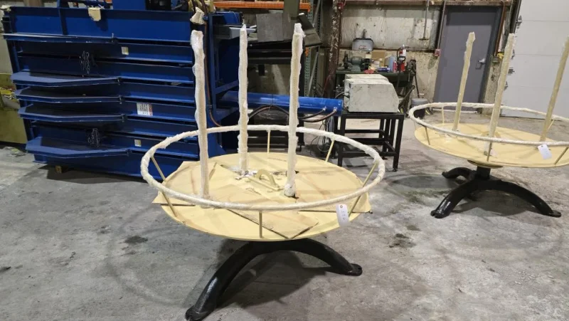 63" Turn Table and Wire Stand - New - 2 of 2