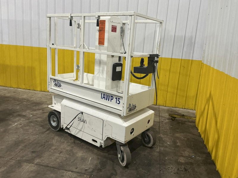 2016 ABSOLUTE E-Z UP MODEL #IAWP 15 SCISSOR LIFT: YOBRO #25844