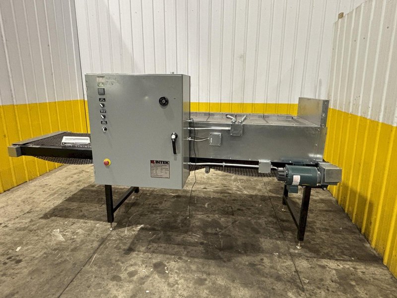 540 DEGREE X 24" W X 8" H INTEK ELECTRIC MESH CONVEYOR TYPE INFRARED OVEN, NEW IN 2020: STOCK #23213