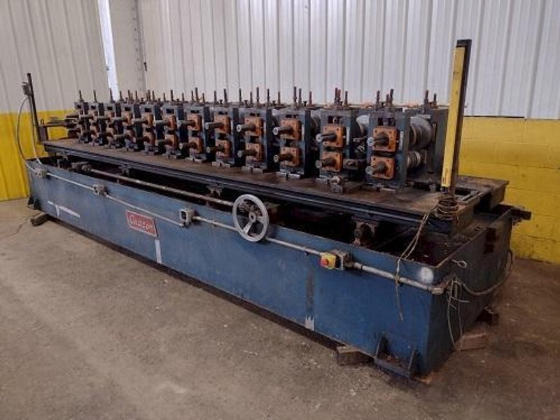 12 STAND X 2.5&quot; ARDCOR/ROLL KRAFT MODEL F-10 ADJUSTABLE WIDTH STUD ROLLFORMER