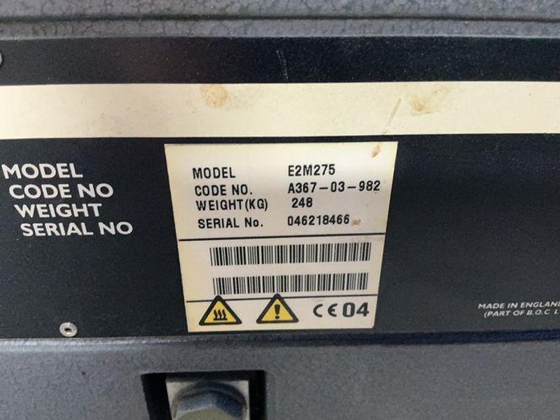 BOC EDWARDS 8.5/7.5 KW VACUUM PUMP  -  E2M275