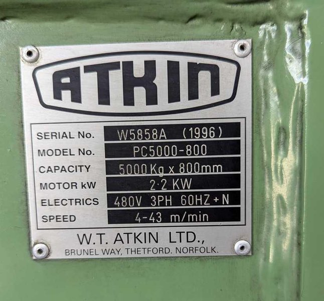 32" x 0.078" x 11,000# Atkin Cut To Length Line