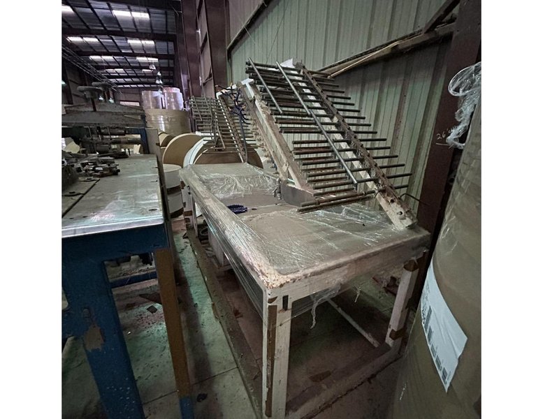 D’Andrea Double Paper Line Edgeboard Machine, 2024 – Reel Stand, Packaging Table