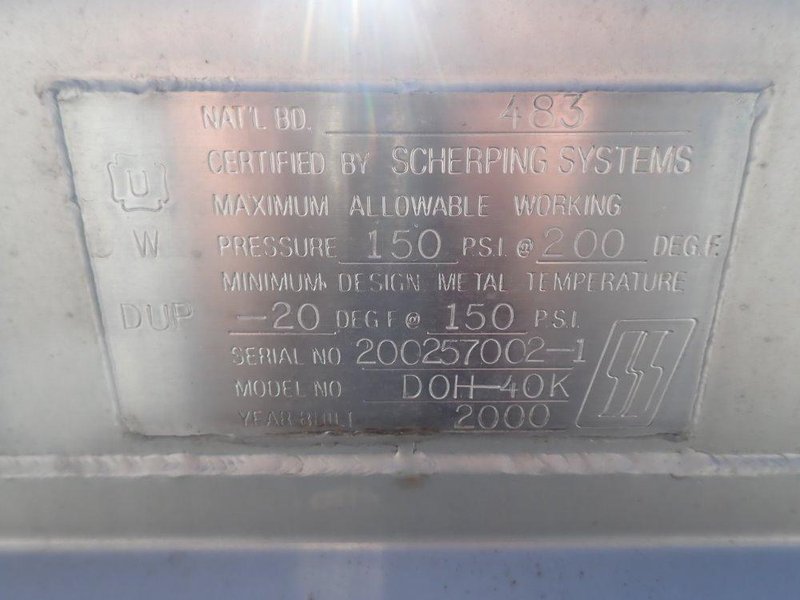 Tetra Pak / Damrow / Scherping Systems DOH-40K Cheese Vat