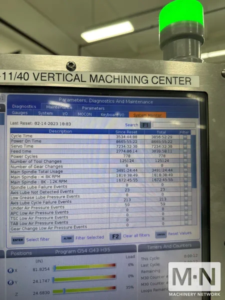 HAAS VF-11/40 CNC Vertical Machining Center, 2018 - Wired for 4th Axis