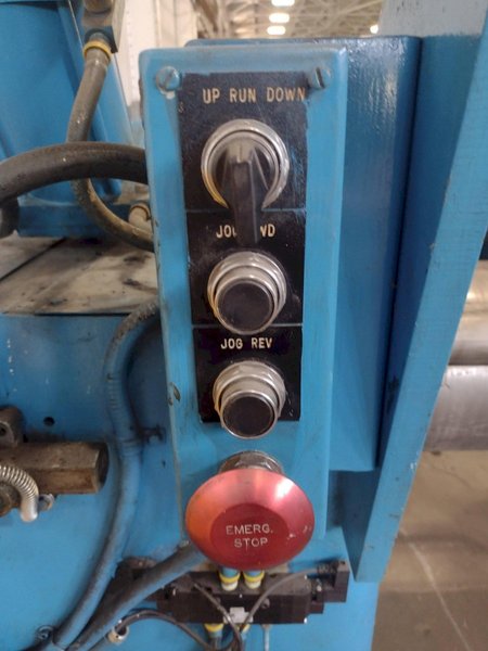 36" X 4" X 12,000 LBS YODER / STAMCO MOTORIZED SLITTING LINE STOCK #3731