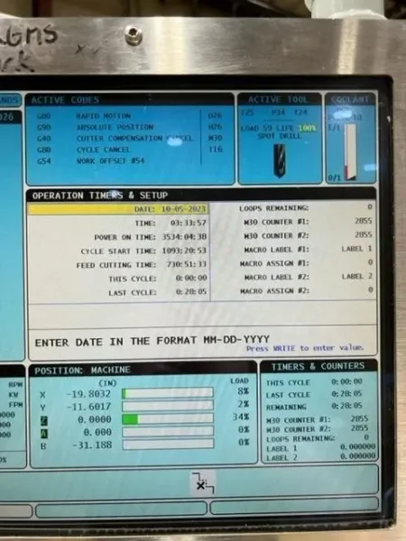 2011 HAAS VF-5/TR | Machining Centers, Vertical, (5-Axis or More)