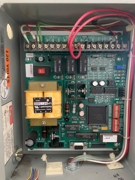 24" X .25" COE MODEL CPPS-PO-400-24 POWERED 7 ROLL COIL STRAIGHTENER: STOCK 18356