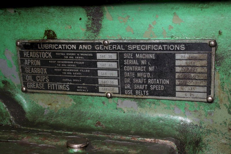 30" X 96" SIDNEY ENGINE LATHE: STOCK #65649