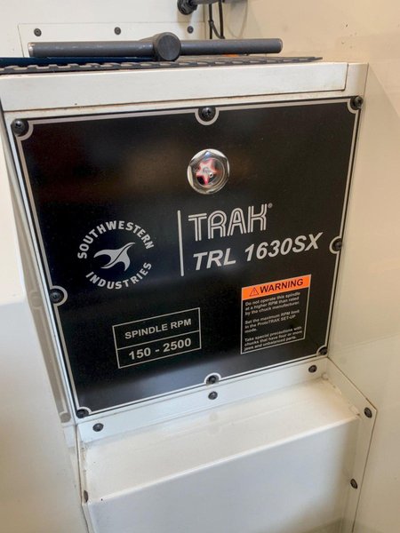 2012 SOUTHWESTERN INDUSTRIES TRAK TRL 1630SX CNC Lathe