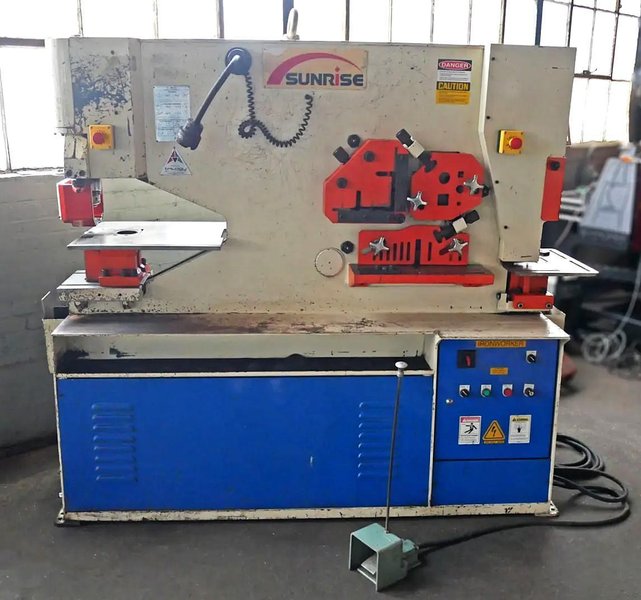 SUNRISE IW-66SD Ironworker - 66-Ton Dual-Station Hydraulic