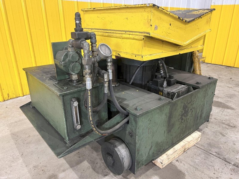 6,000 LBS AMERICAN MODEL #1000 MOTORIZED COIL REEL UNCOILER &amp; COIL CAR: STOCK #21322