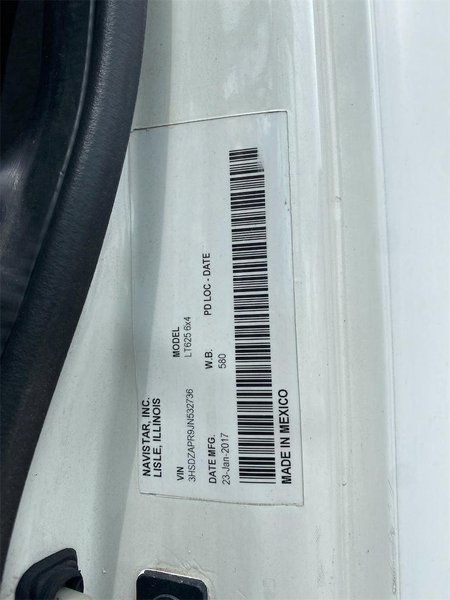 2018 International LT625 3HSDZAPR9JN532736