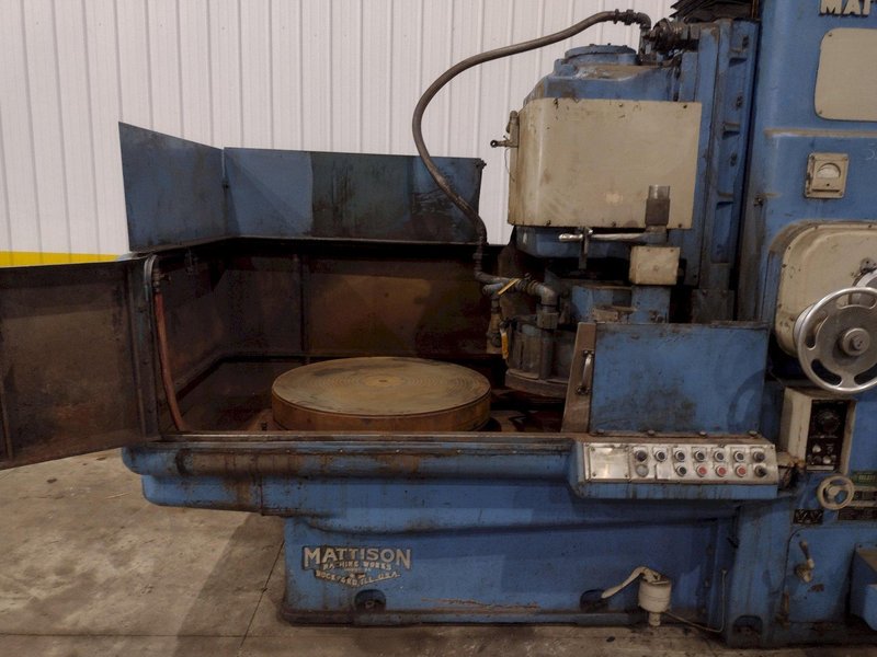 36&quot; X 50 HP MATTISON ROTARY SURFACE GRINDER: STOCK #23504
