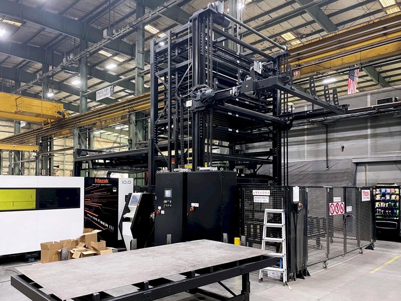 Mazak Optiplex 3015 10 KW Fiber III Laser Cutting Cell