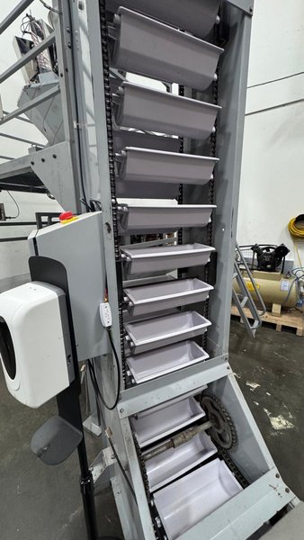 Automatic 10-Head Packing Machine with Integrated Scale System, Domino V320i TTO Printers, Conveyor &amp; Mezzanine, 2020