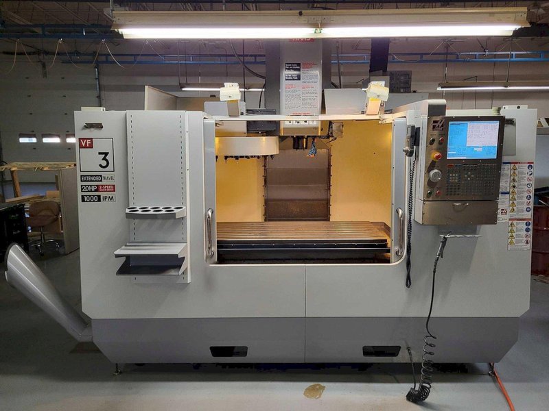 Haas VF-3BYT CNC VMC, 2009 – Chip Auger, Programmable Coolant Nozzle, High Intensity Lighting