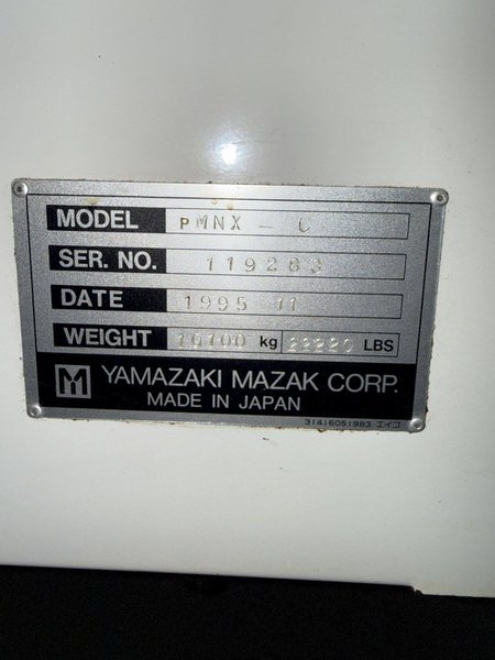 MAZAK POWERMASTER PMNX-1600 HOLLOW SPINDLE CNC TURRET LATHE. STOCK # 0207223