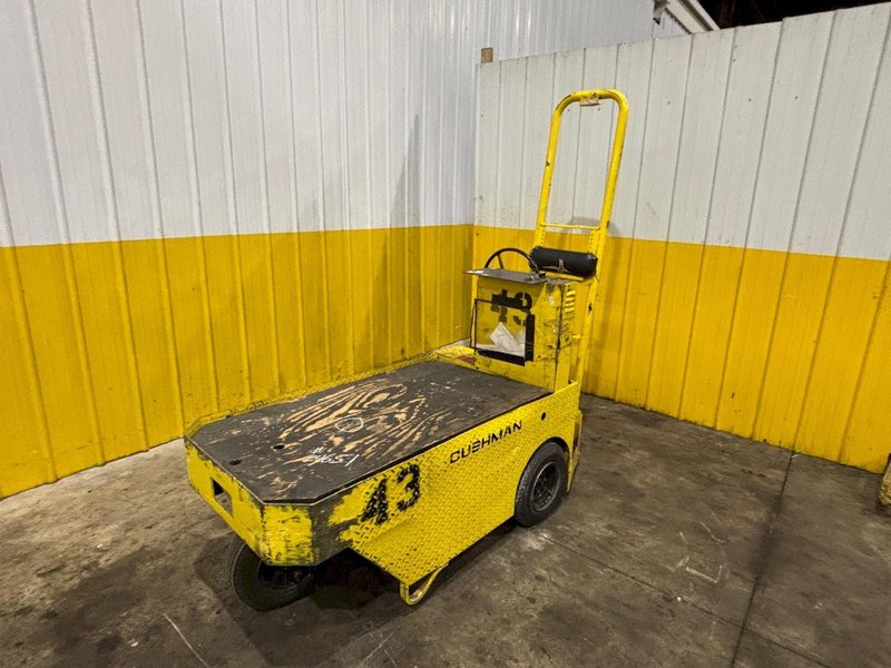 36 VOLT CUSHMAN MODEL 898361 STOCK CHASER/TUGGER CART: YOBRO #24651