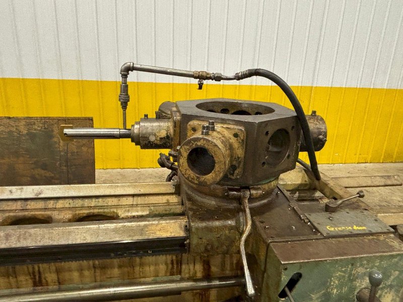 #4A WARNER &amp; SWASEY MODEL #M-3580 SQUARE HEAD 12.5&quot;
 HOLLOW SPINDLE X 144&quot; EXTENDED BED TURRET LATHE: YOBRO #24423