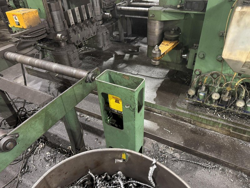 PEDDINGHAUS BDL-1250/9 DRILL LINE WITH GERNETTI ROBERTO SAW. STOCK # 1213525