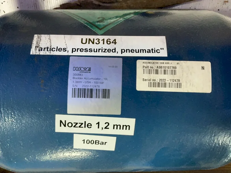 HAWE HYDRAULIK, HYDROLL PISTON ACCUMULATOR, BLADDER ACCUMULATOR
