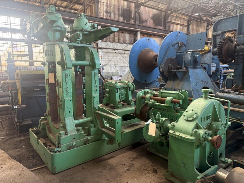 12" WIDE BLISS 4-HIGH REDUCING ROLLING MILL: YOBRO#26317