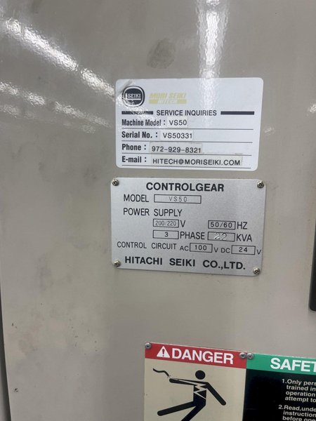 Hitachi Seiki VS50 4-Axis CNC Vertical Machining Center