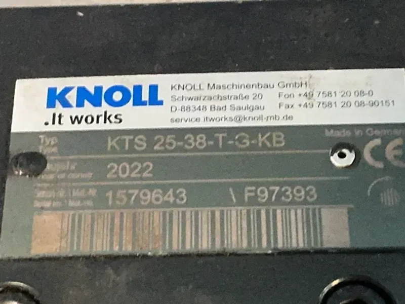 Knoll Screw Pump - Kts 25-38-t-g-kb