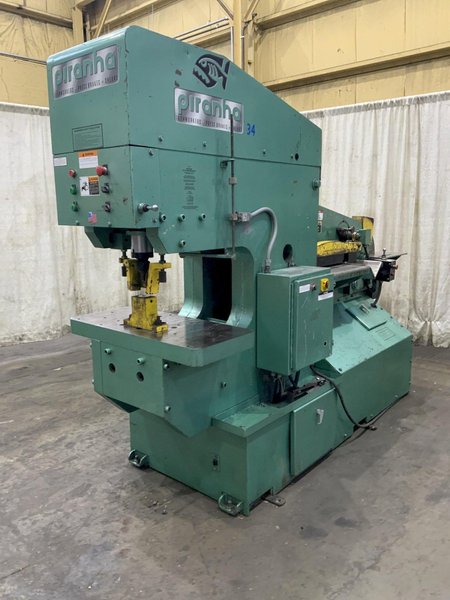 110 TON PIRANHA MODEL # PII 110 HYDRAULIC IRONWORKER: STOCK #80727
