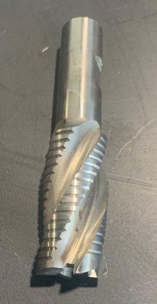 COBALT  1&quot; X 3/4” M42 L: 5.441  ROUGHING END MILL STOCK #15128