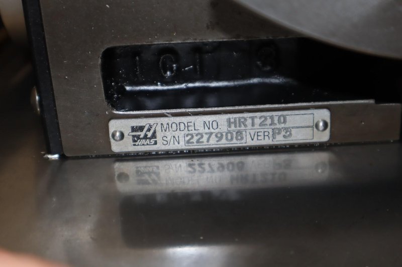Haas HRT-210 Brushless Sigma-5 4th Axis Rotary Table w/ Steel Sub Plate For Kurt Vise &amp; Riser- Auction Item
